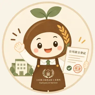 阿好拿著核准的公司設立登記文件